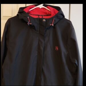 ROMFH Equestrian Dry Shell Wind And Water Resistant Long Jacket